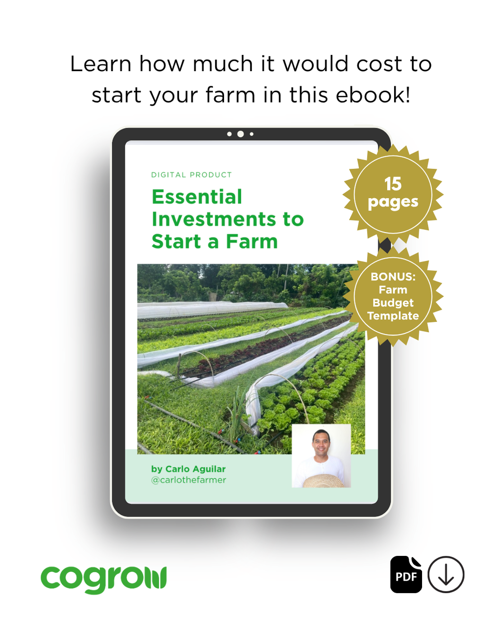 Ebook: Essential Investments to Start a Farm