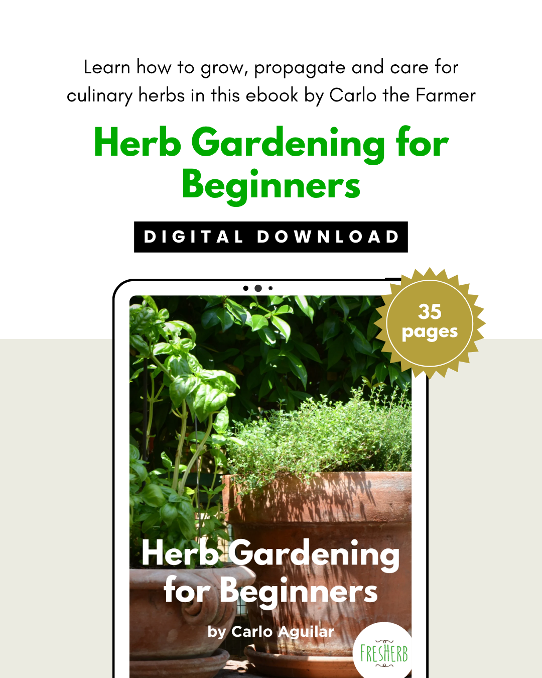 Ebook: Herb Gardening for Beginners