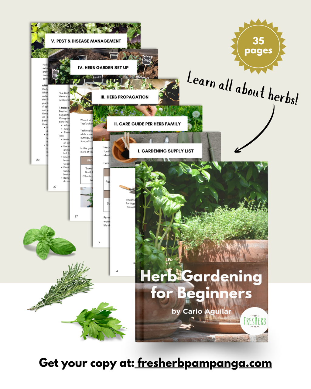 Ebook: Herb Gardening for Beginners