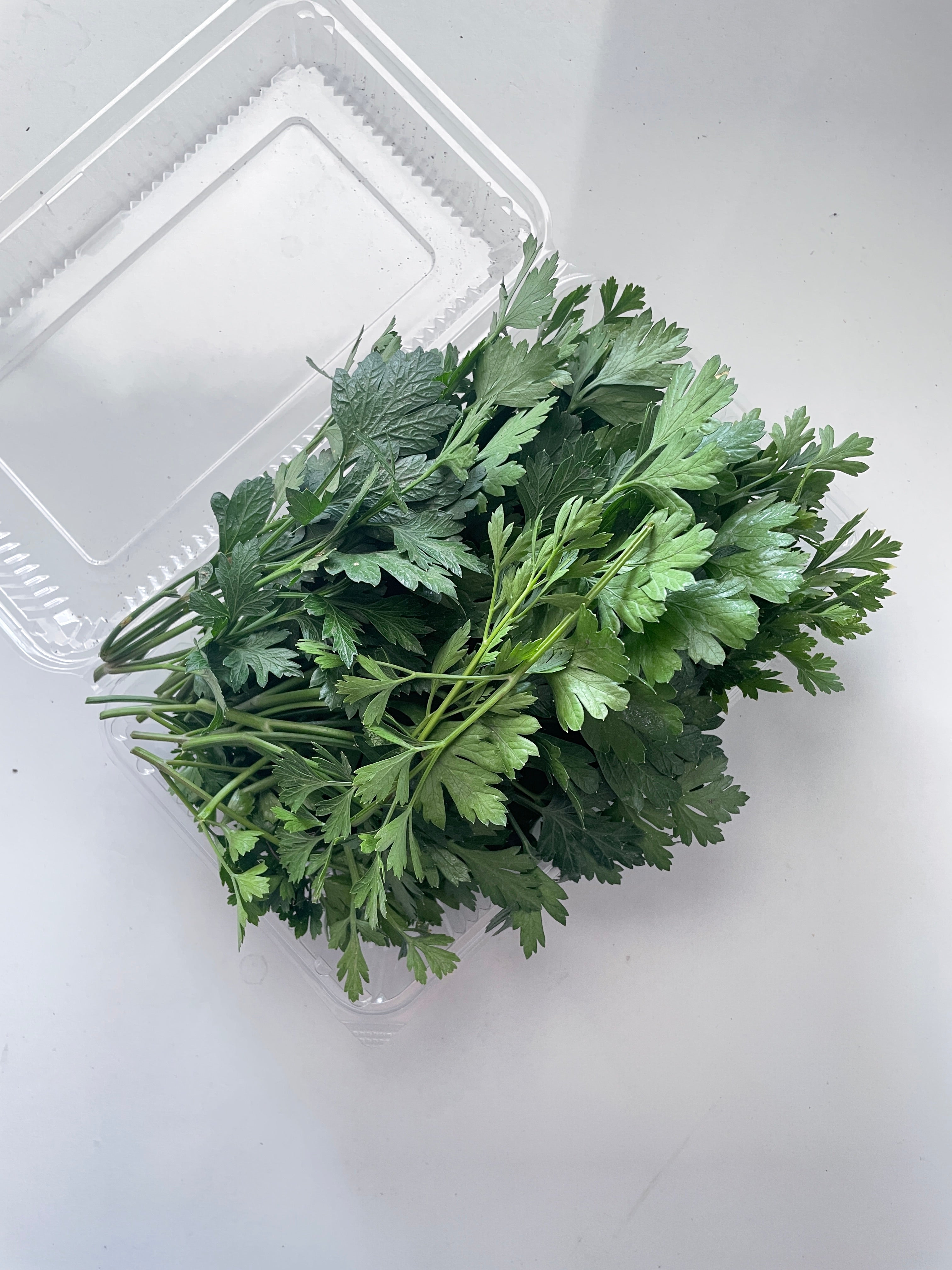 Fresh Italian Flat Parsley Leaves
